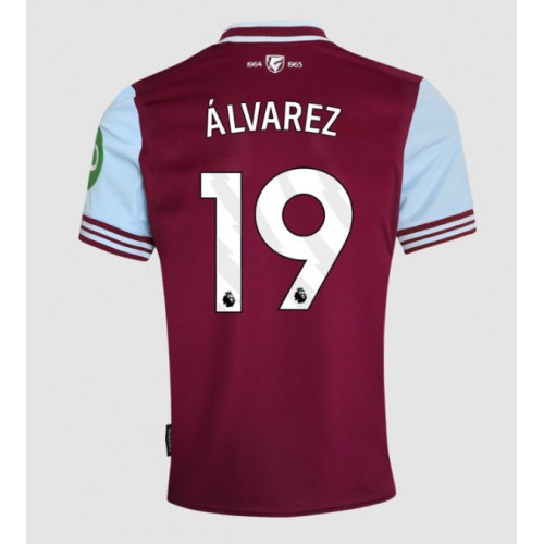 Fotbalové Dres West Ham United Edson Alvarez #19 Domácí 2024-25 Krátký Rukáv